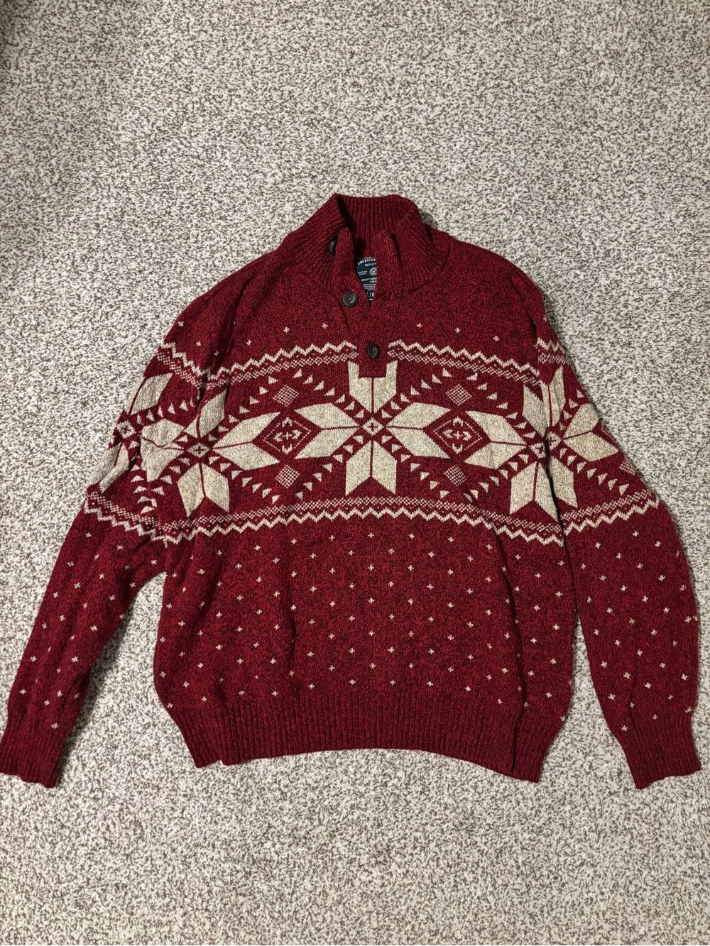 Men's American Eagle Collar Sweater